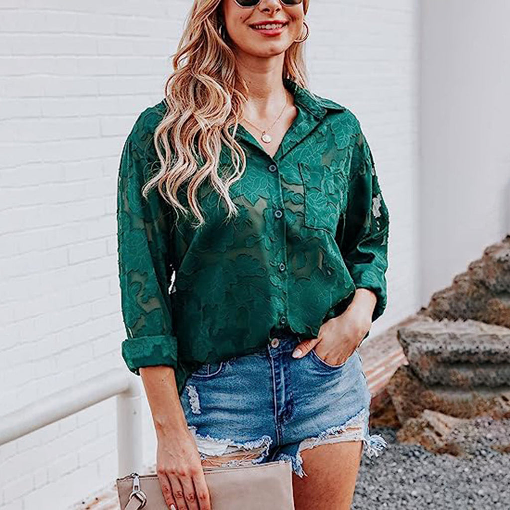 Dominica | Blusa Elegante de Manga Larga
