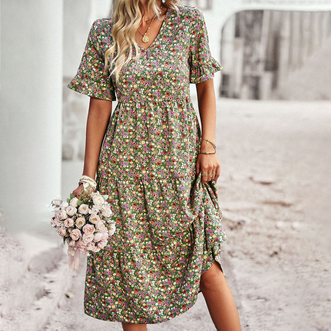 Carol | Vestido midi floral para el verano