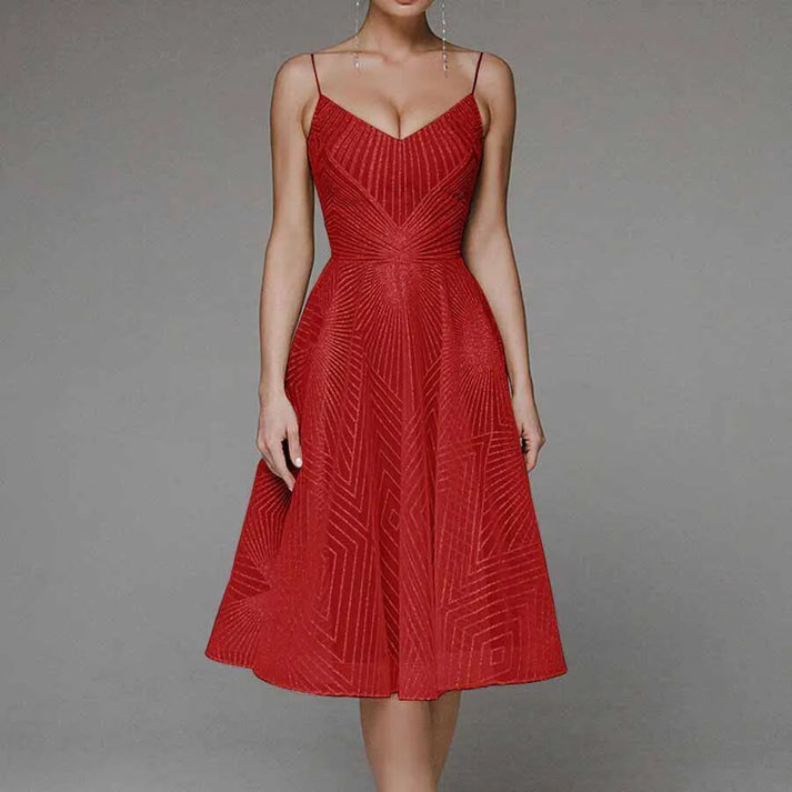 Raina | Vestido Elegante Sin Espalda