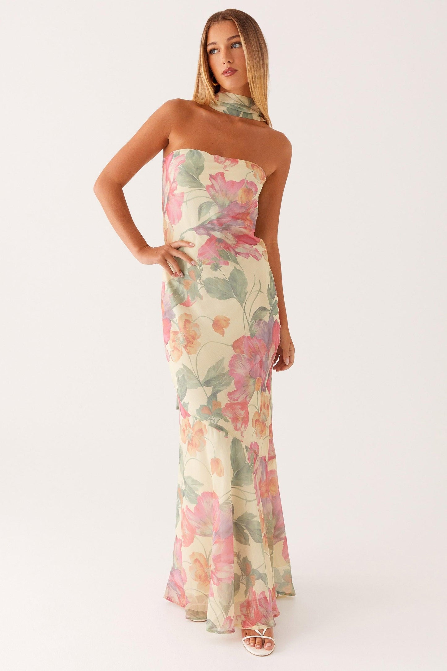 Walfredina | Vestido Largo Floral