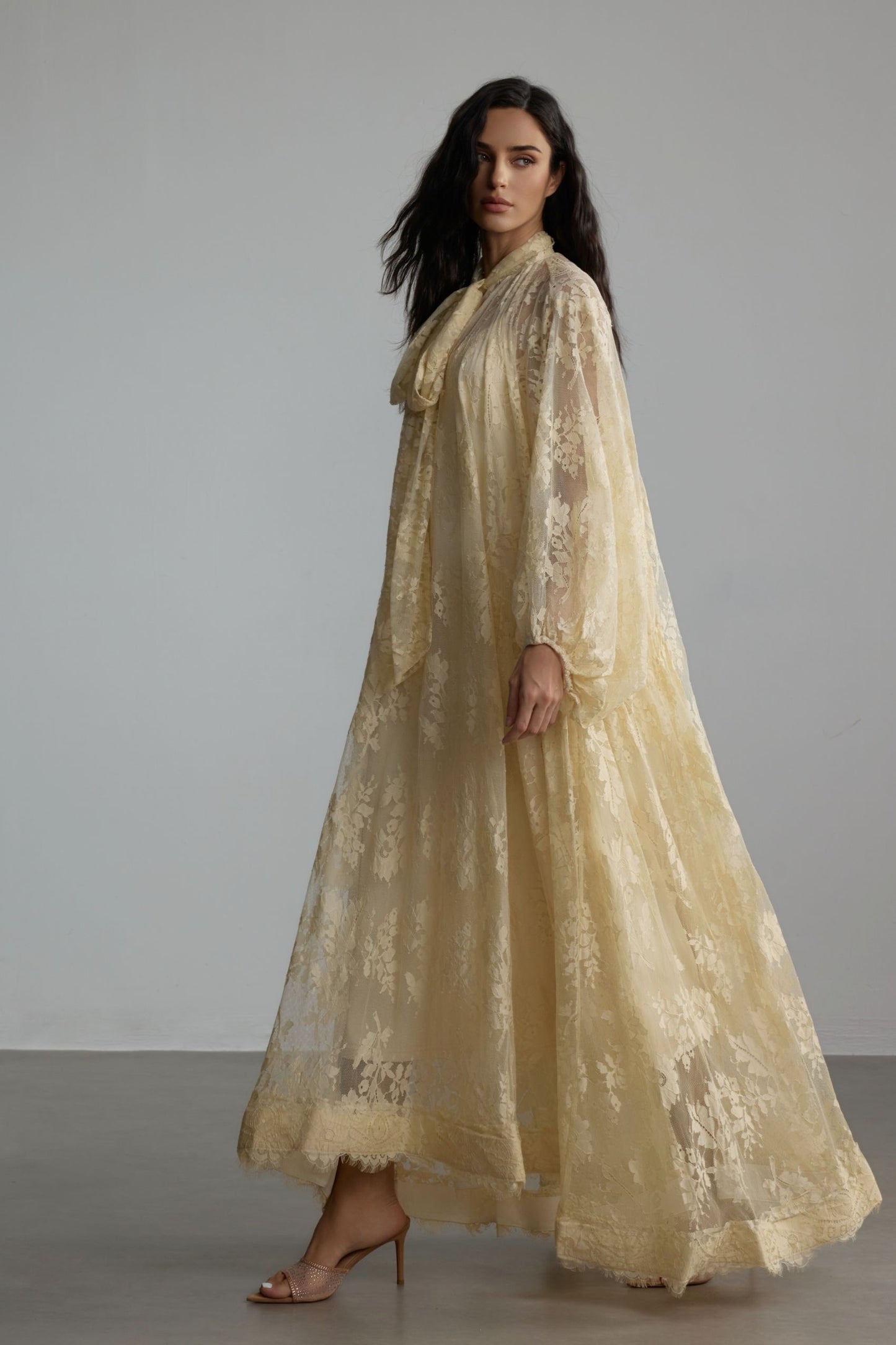 Westlyn | Vestido Largo de Encaje