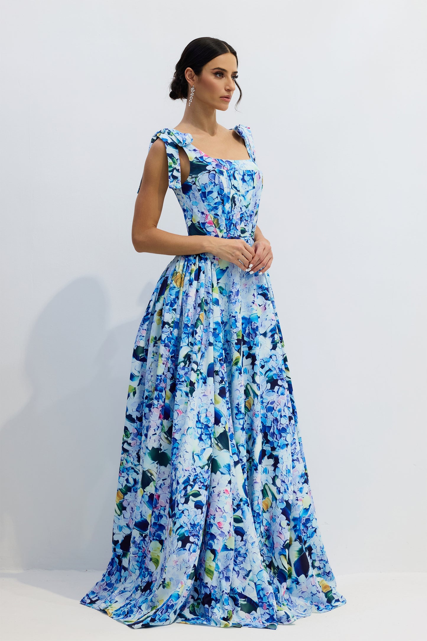 Hortensia | Vestido Largo Floral