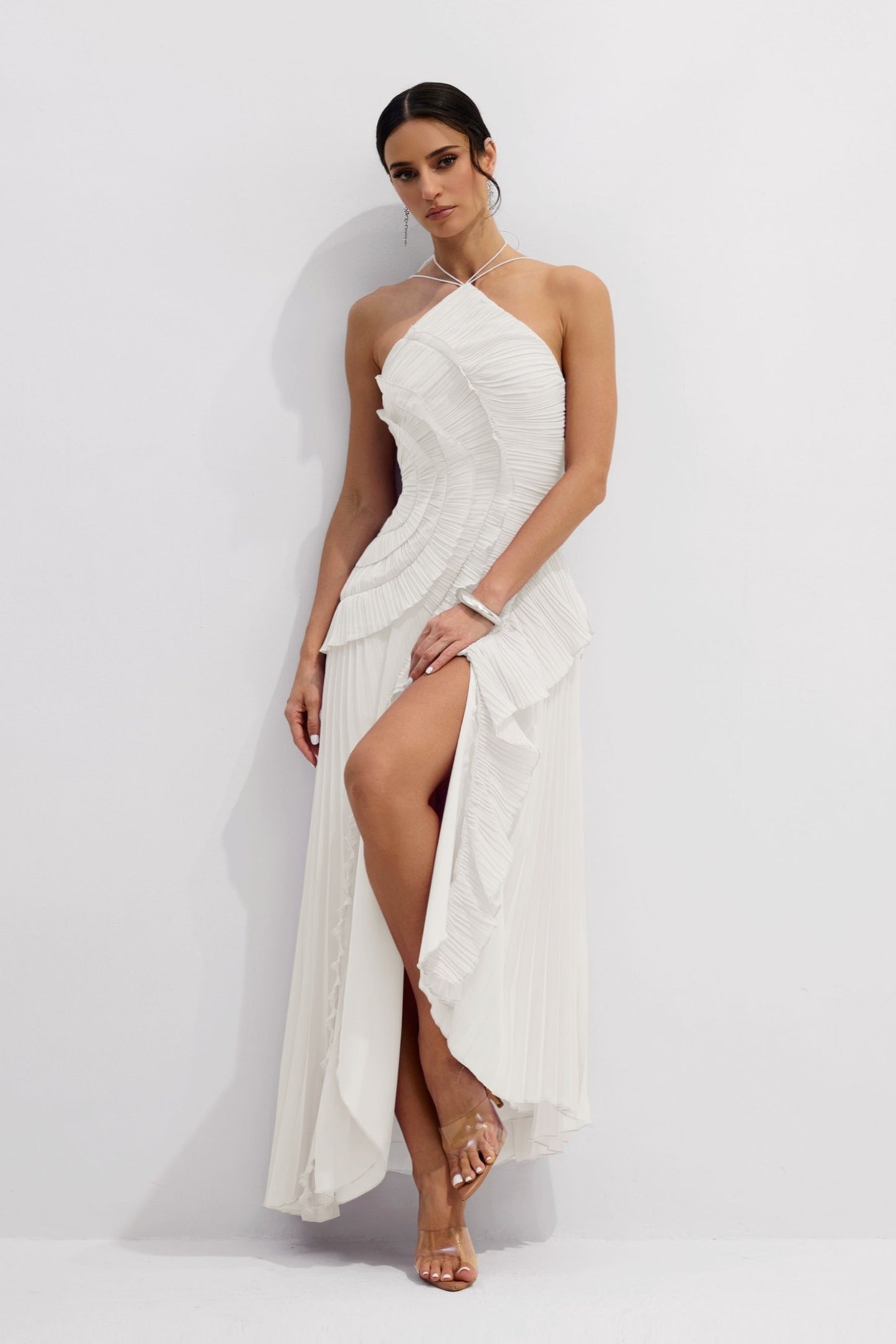 Xiona | Vestido Midi Asimétrico
