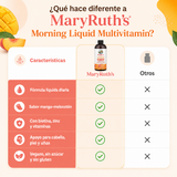 MaryRuth’s Morning Liquid Multivitamin | Cabello Más Grueso Y Abundante