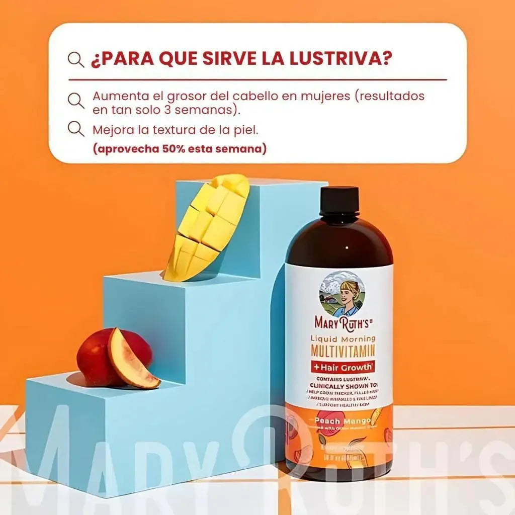 MaryRuth’s Morning Liquid Multivitamin | Cabello Más Grueso Y Abundante