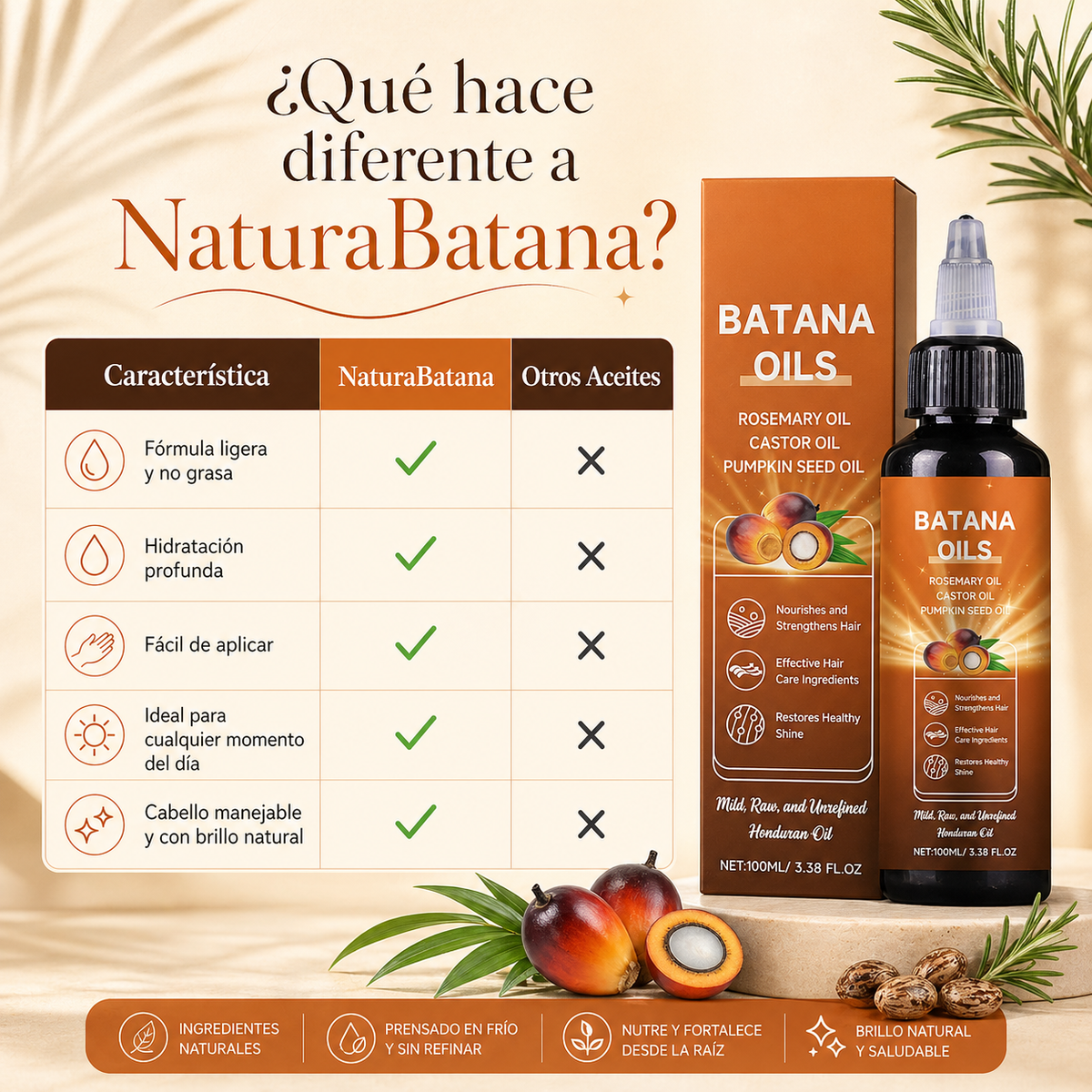 NaturaBatana | Aceite de Batana para el Cabello