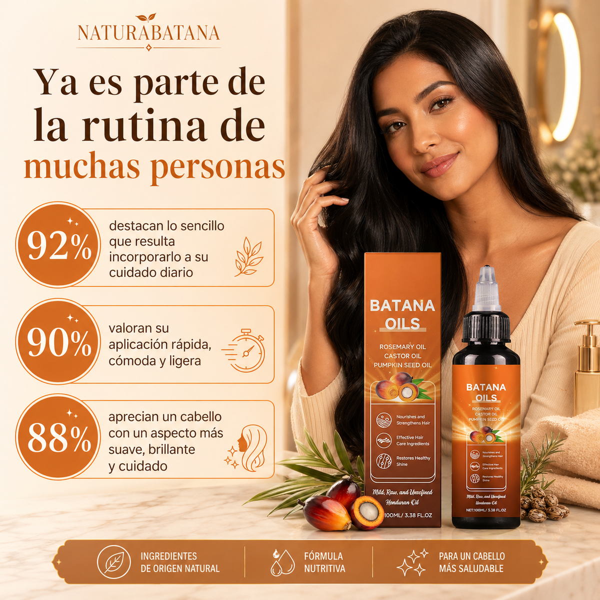 NaturaBatana | Aceite de Batana para el Cabello