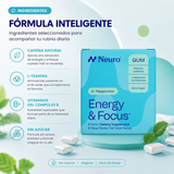 Neuro Gum Energy & Focus | Mayor Energía y Concentración