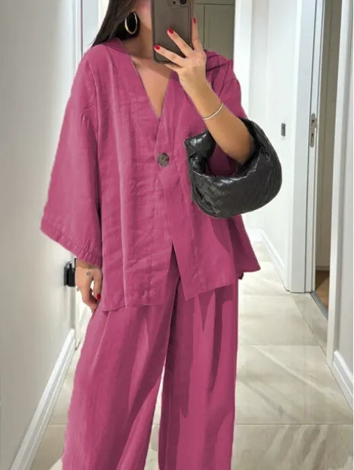 Betalia | Conjunto Completo de Pantalones y Camisa