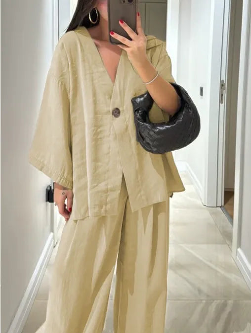Betalia | Conjunto Completo de Pantalones y Camisa