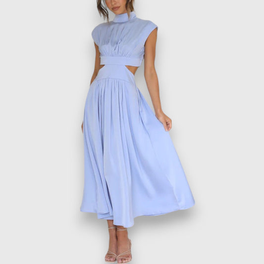 Liyi | Vestido largo con cuello alto
