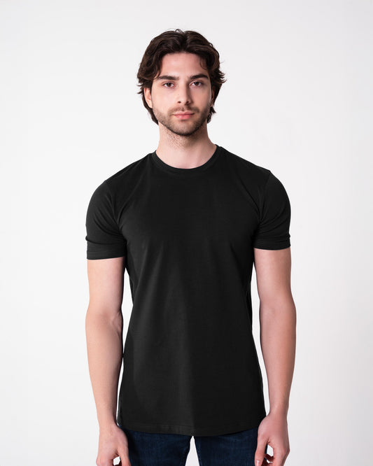 Luccas | Camiseta Negra para Caballero