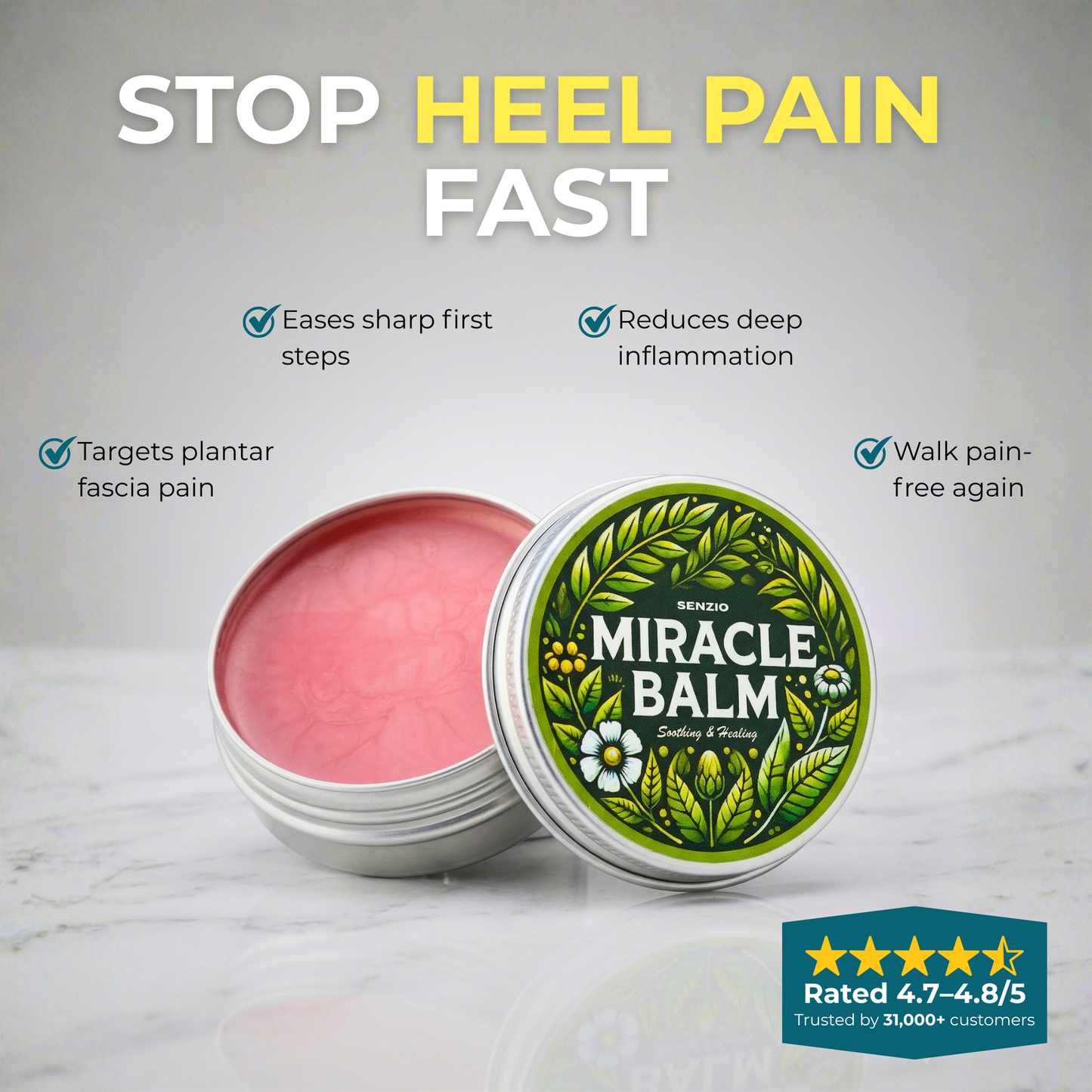 Miracle Balm | Bálsamo Botánico para el Cuidado de los Pies