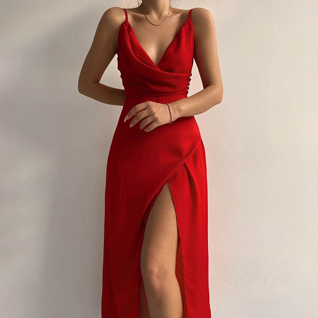 Mahsati | Elegante Vestido con Tirantes