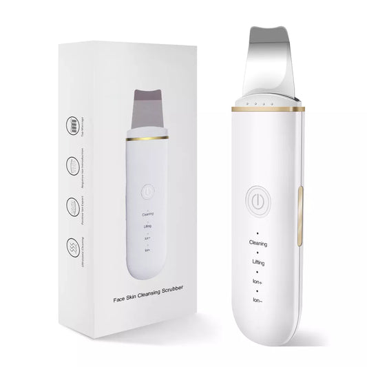 DermaWave | Limpiador de piel ultrasónico con vibración para el rostro