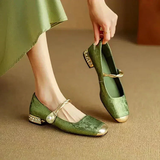Safiro | Elegantes Zapatos de Tacón Bajo