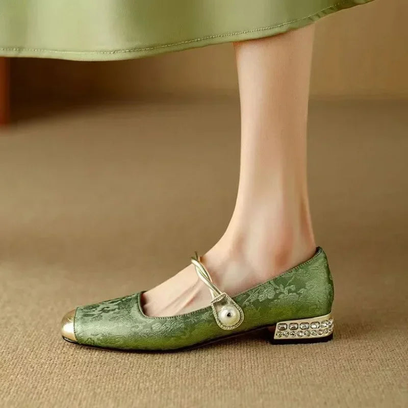 Safiro | Elegantes Zapatos de Tacón Bajo
