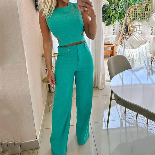 Chiara | Conjunto de pantalones y top