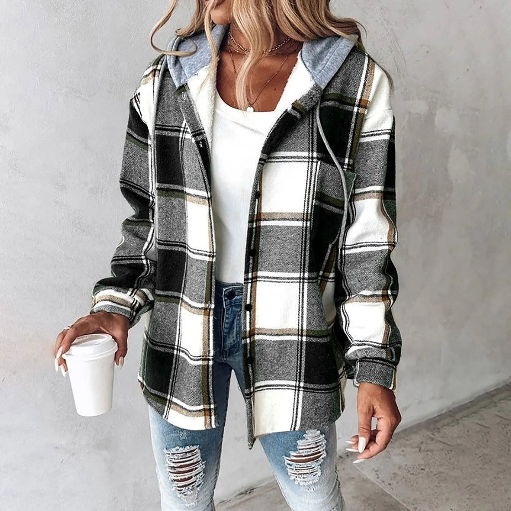 Maura | Chaqueta de Cuadros Oversized