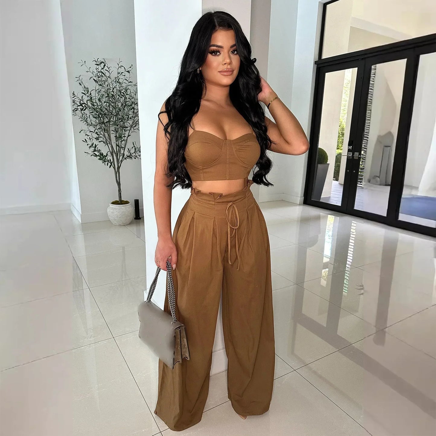 Giusta | Conjunto de Top y Pantalón Largo