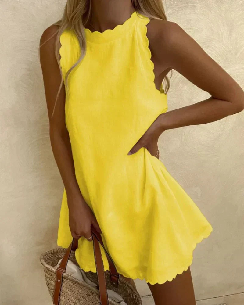 Gideon | Vestido Corto Cuello Halter