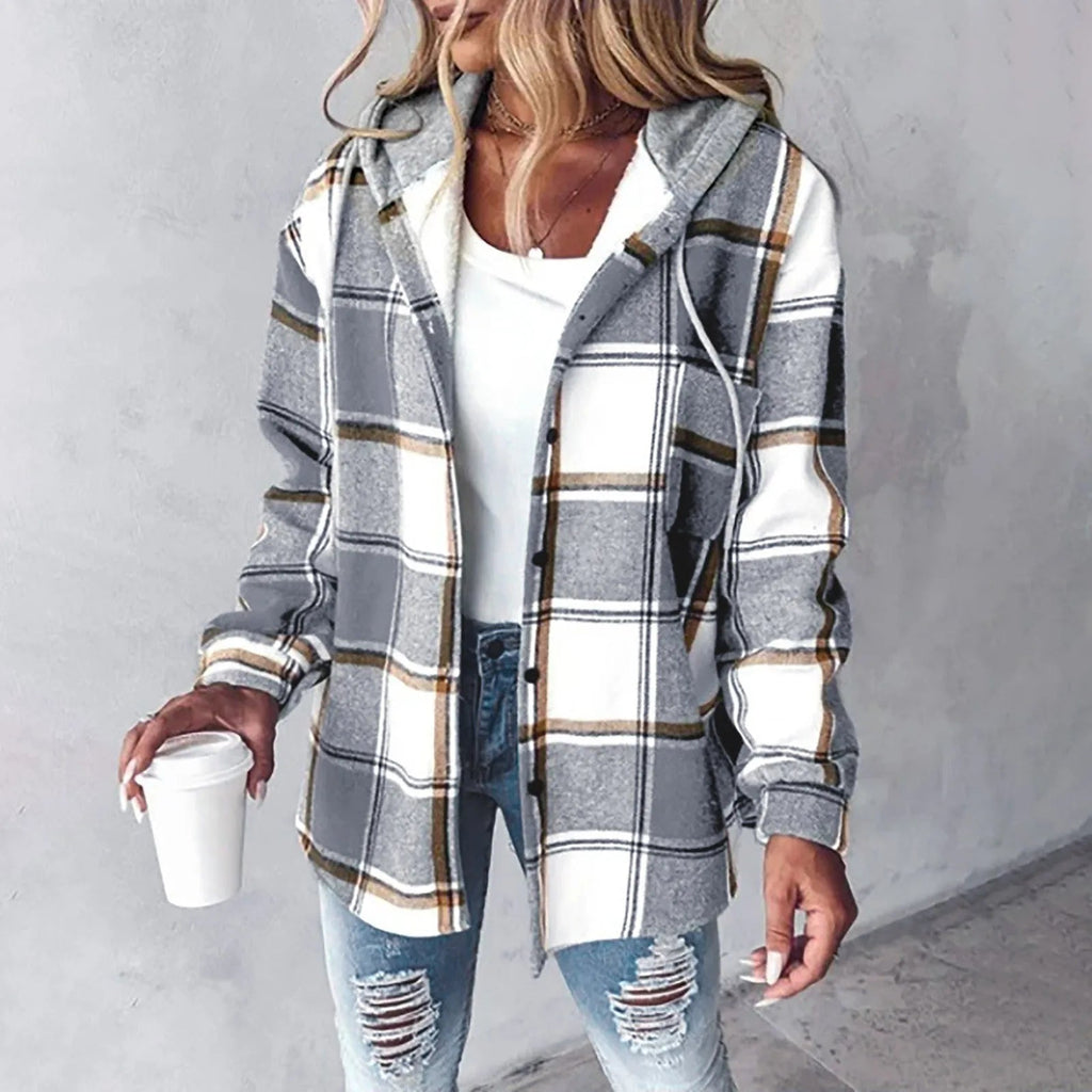 Maura | Chaqueta de Cuadros Oversized