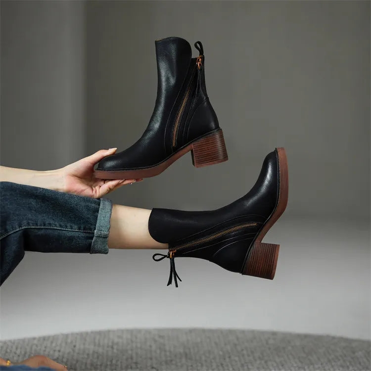 Adriana | Botas de Cuero Elegantes para Mujeres