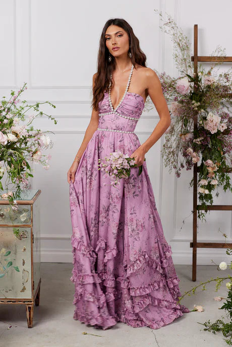 Zeelen | Vestido largo estilo elegante