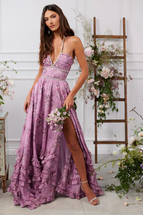 Zeelen | Vestido largo estilo elegante