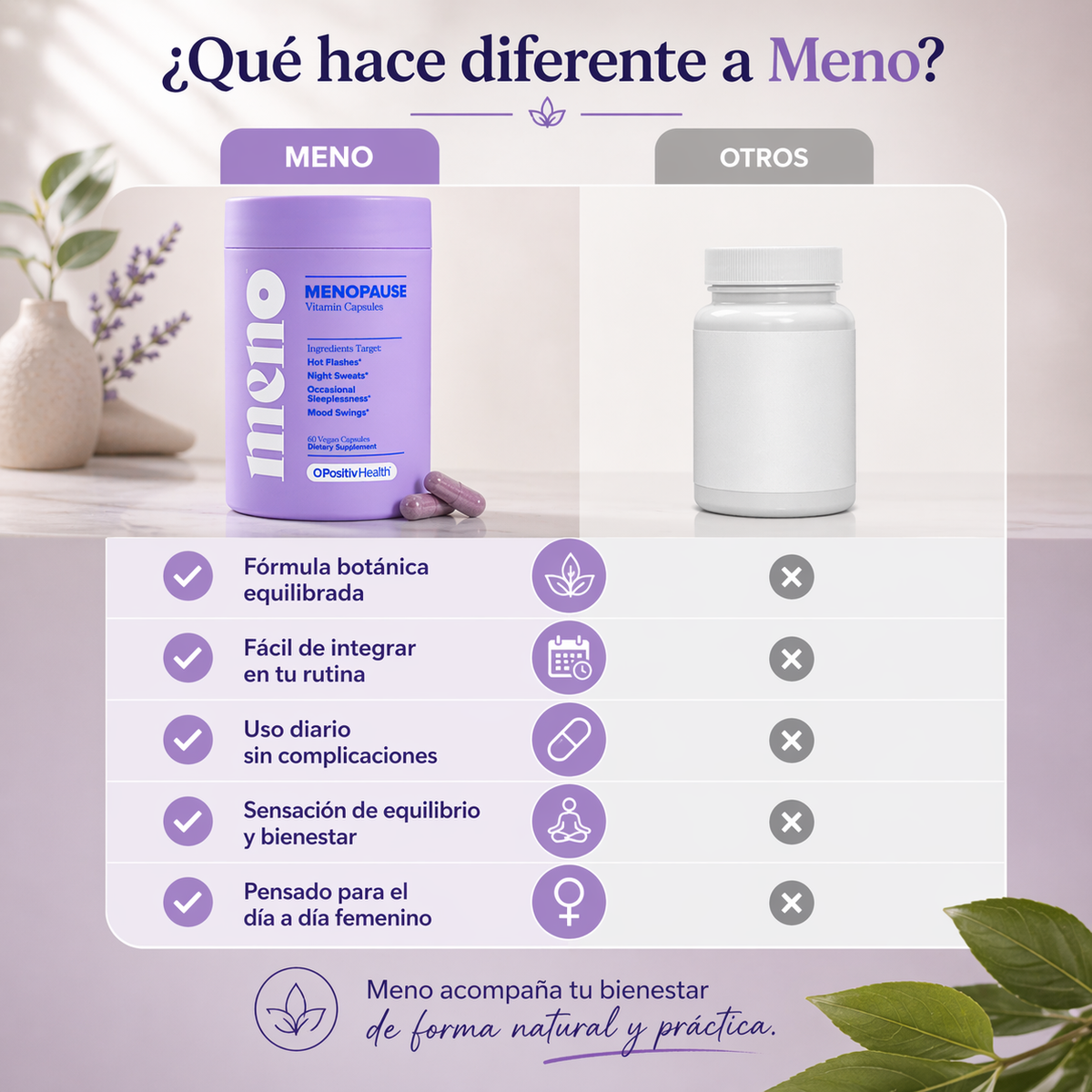 Meno | Suplemento para el Bienestar Femenino