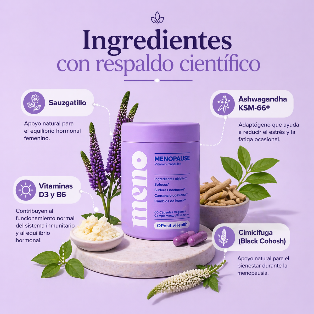 Meno | Suplemento para el Bienestar Femenino