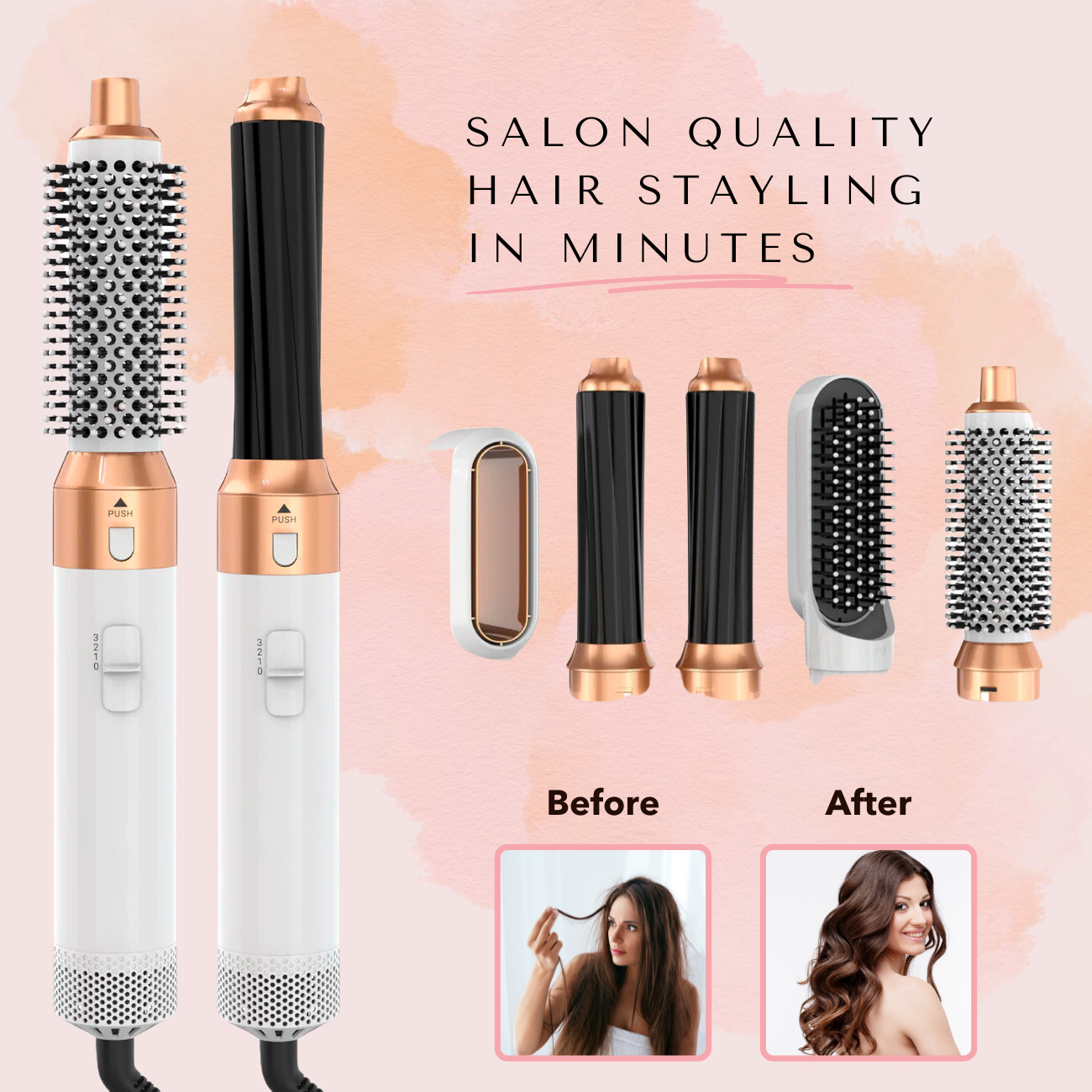 StyleMaster 5 | Herramienta de Estilizado de Cabello 5 en 1