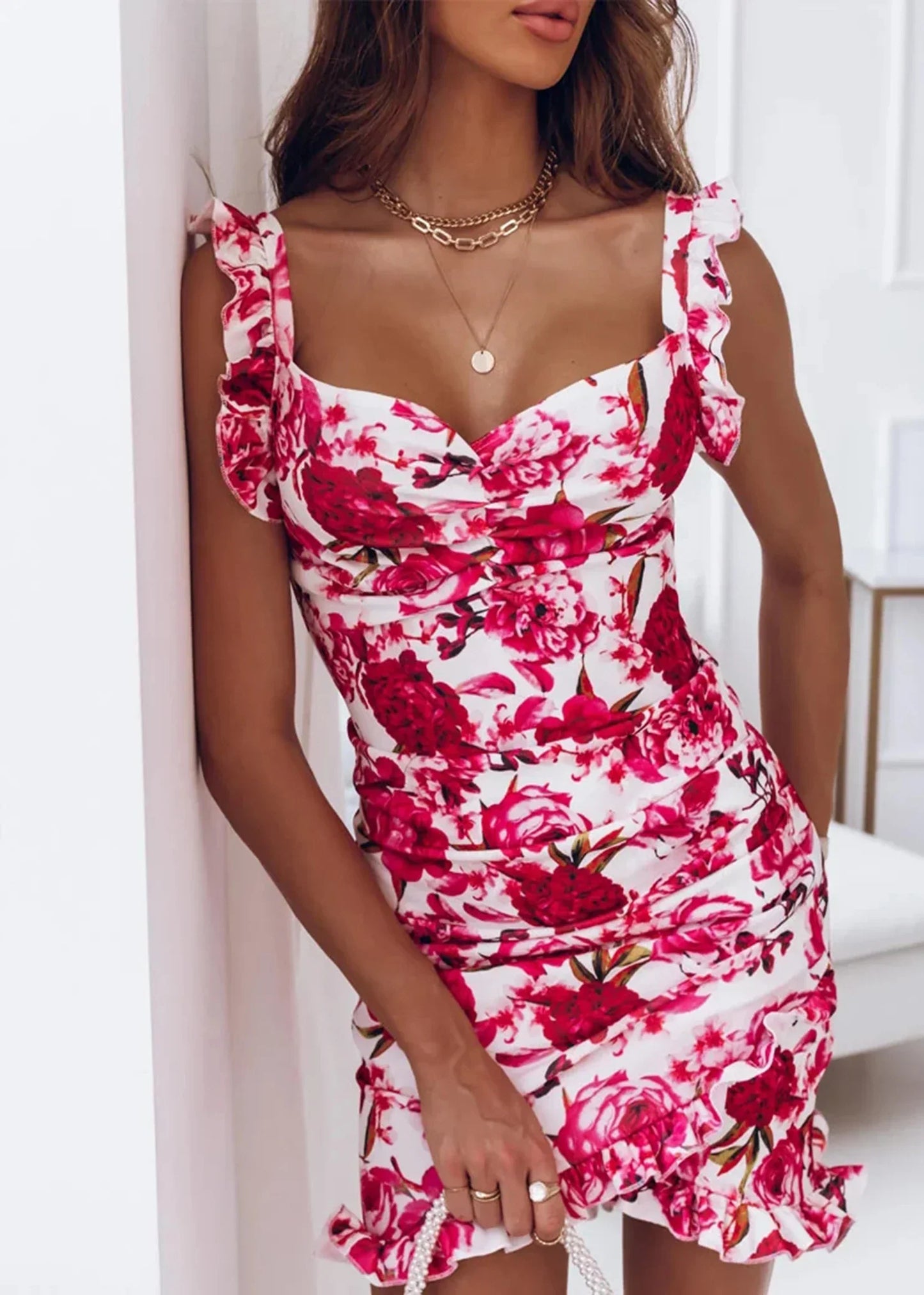 Mota | Mini Vestido de Flores para el Verano