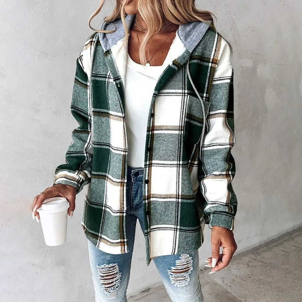 Maura | Chaqueta de Cuadros Oversized