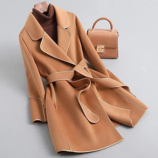 Nastasia | Abrigo Trench de Lana