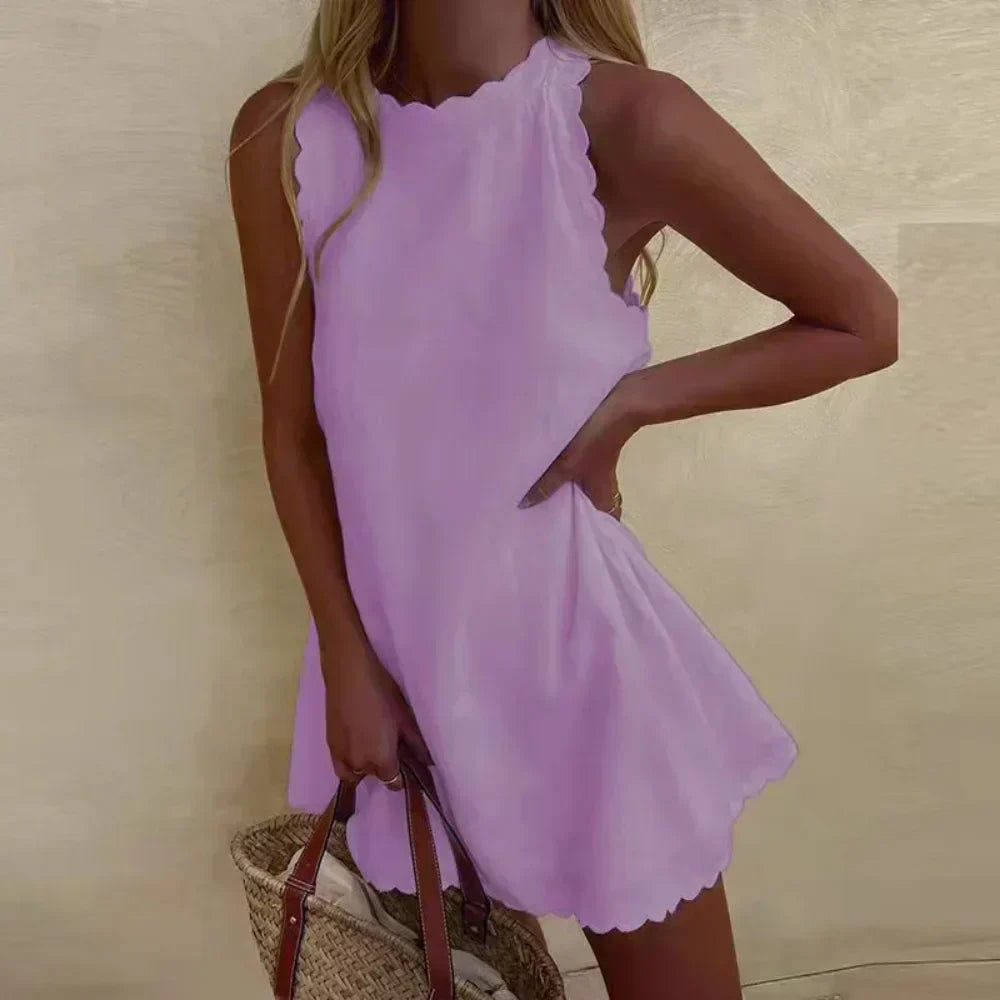 Gideon | Vestido Corto Cuello Halter