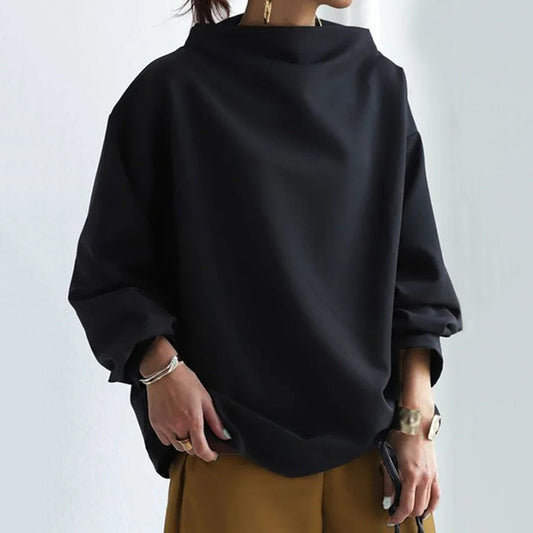 Ania | Suéter Cuello Alto Cuadrado