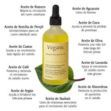 Veganic | Tratamiento de Aceite Natural para el Crecimiento del Cabello