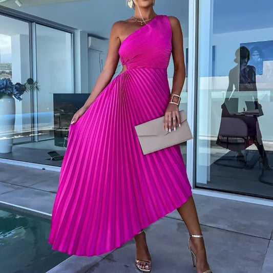 Jocelyn | Vestido Elegante de medio Hombro