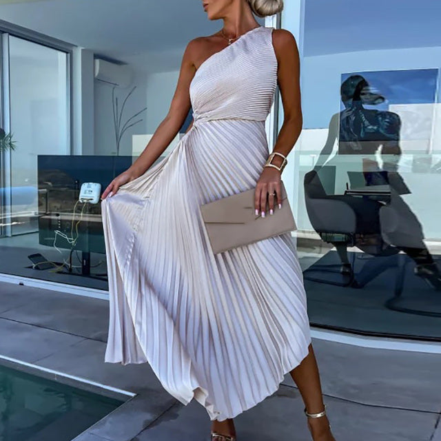 Jocelyn | Vestido Elegante de medio Hombro