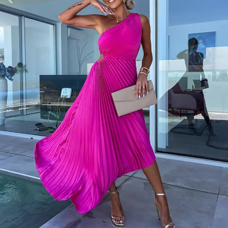 Jocelyn | Vestido Elegante de medio Hombro