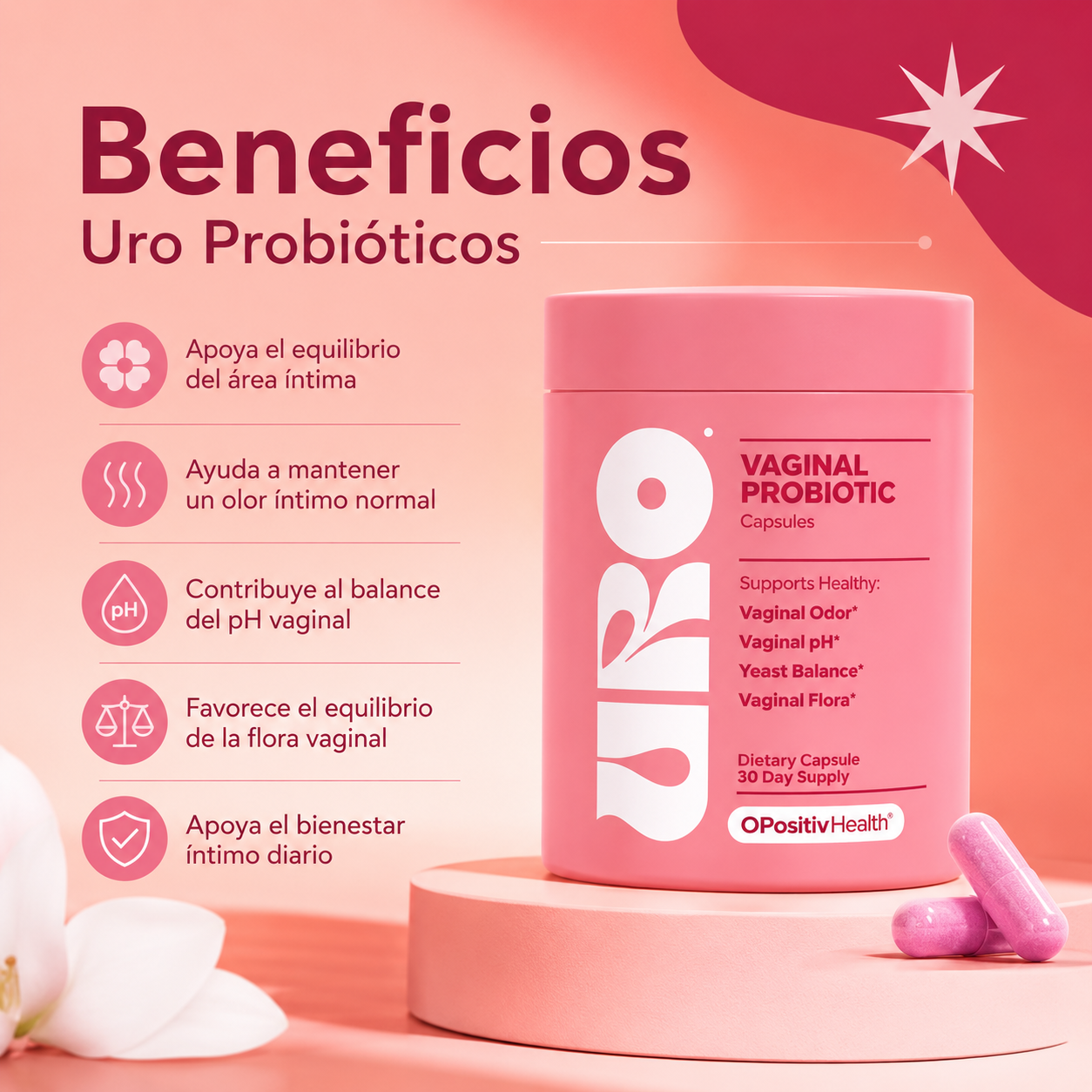 URO | Suplemento Probiótico Vaginal