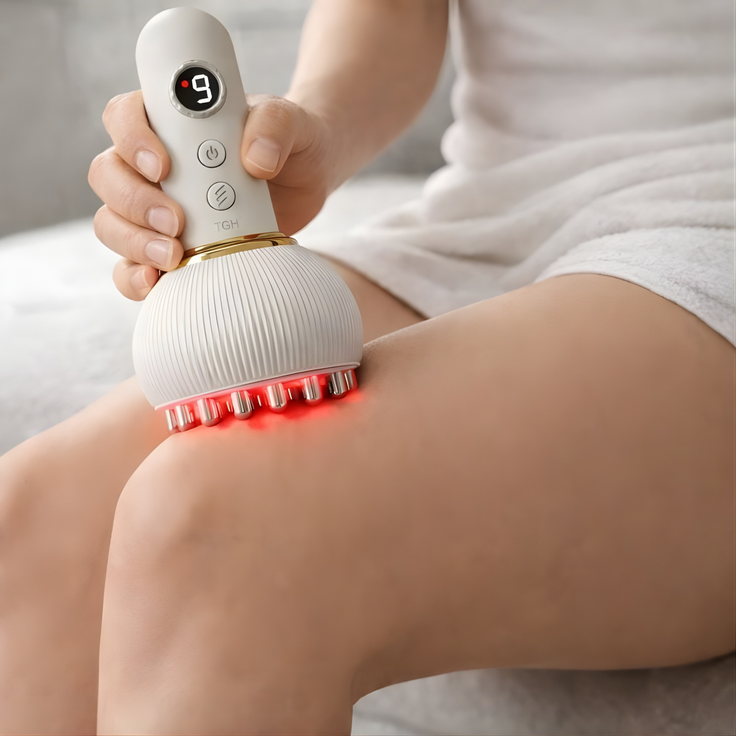 Masajeador Corporal Eléctrico | Rutina de Cuidado Corporal Relajante