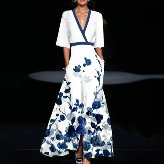 Jamie | Elegante Vestido Maxi con Estampado Floral