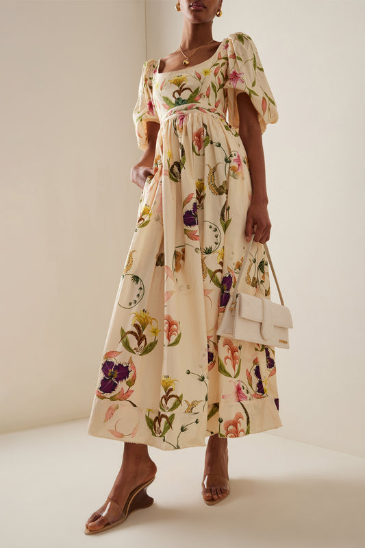 Zahari | Vestido Midi Floral
