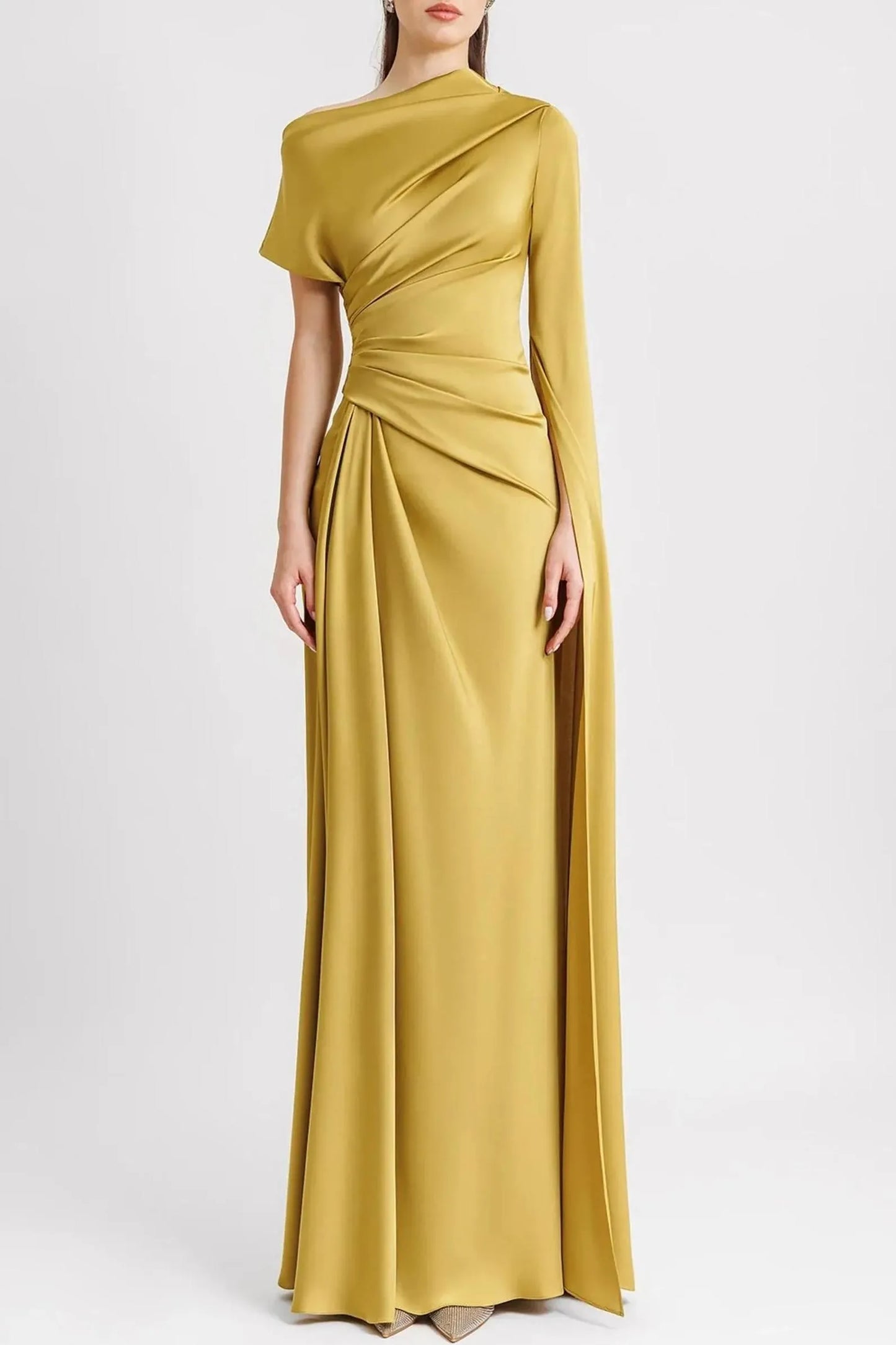 Zephyra | Elegante Vestido Largo Satinado