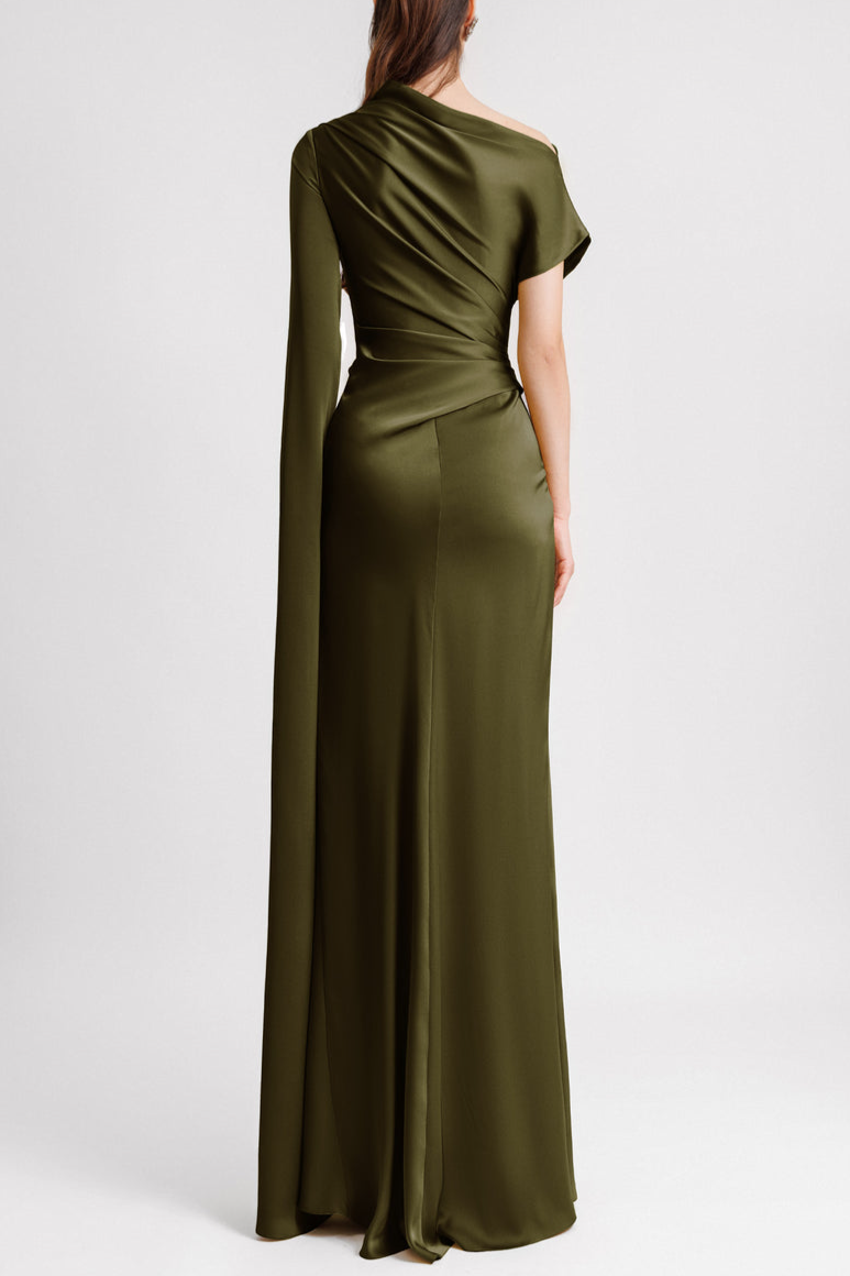 Zephyra | Elegante Vestido Largo Satinado