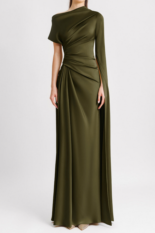 Zephyra | Elegante Vestido Largo Satinado
