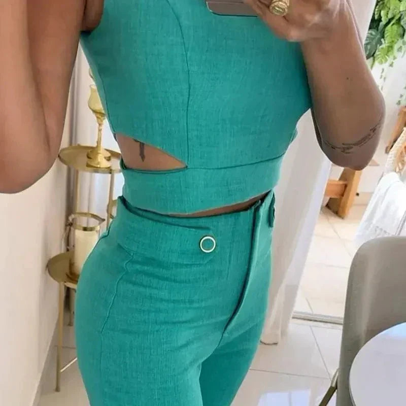 Chiara | Conjunto de pantalones y top