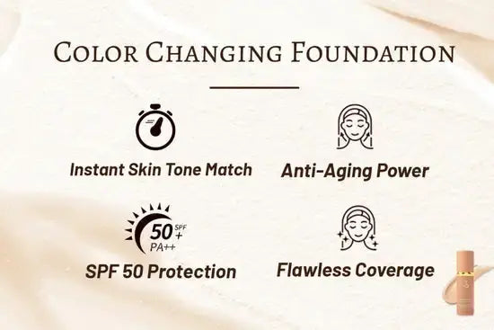 MagicTone | Base de Maquillaje 4 en 1 que Cambia de Color SPF 50